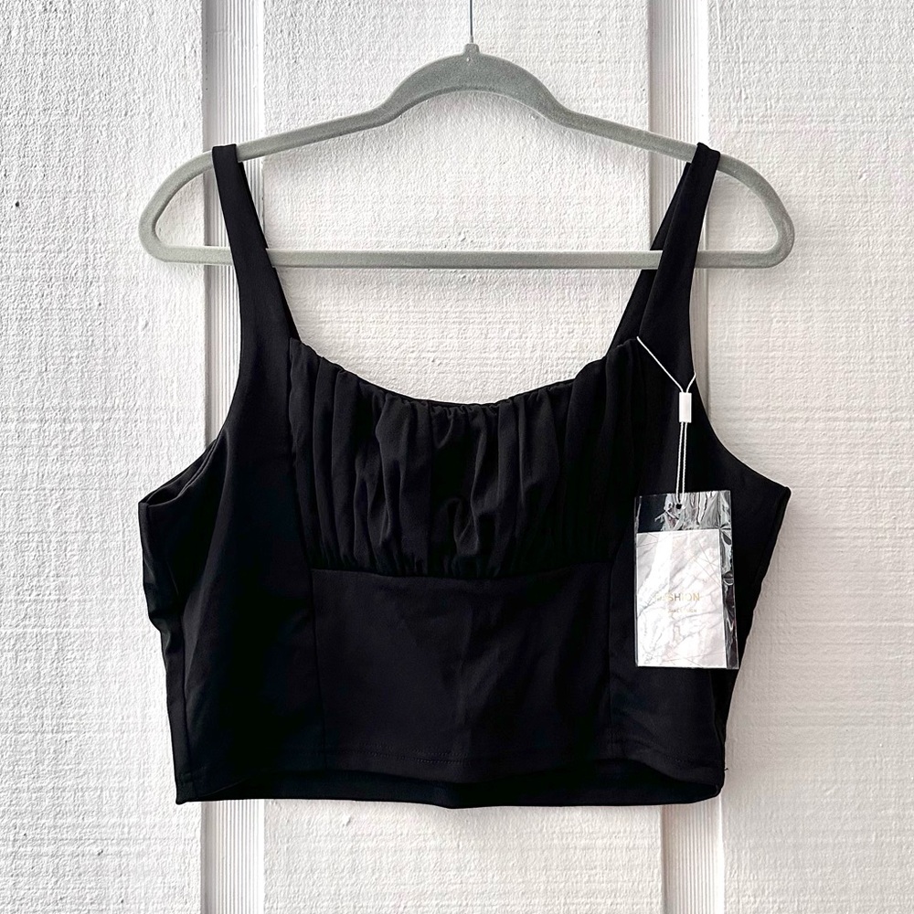 Black Crop Top